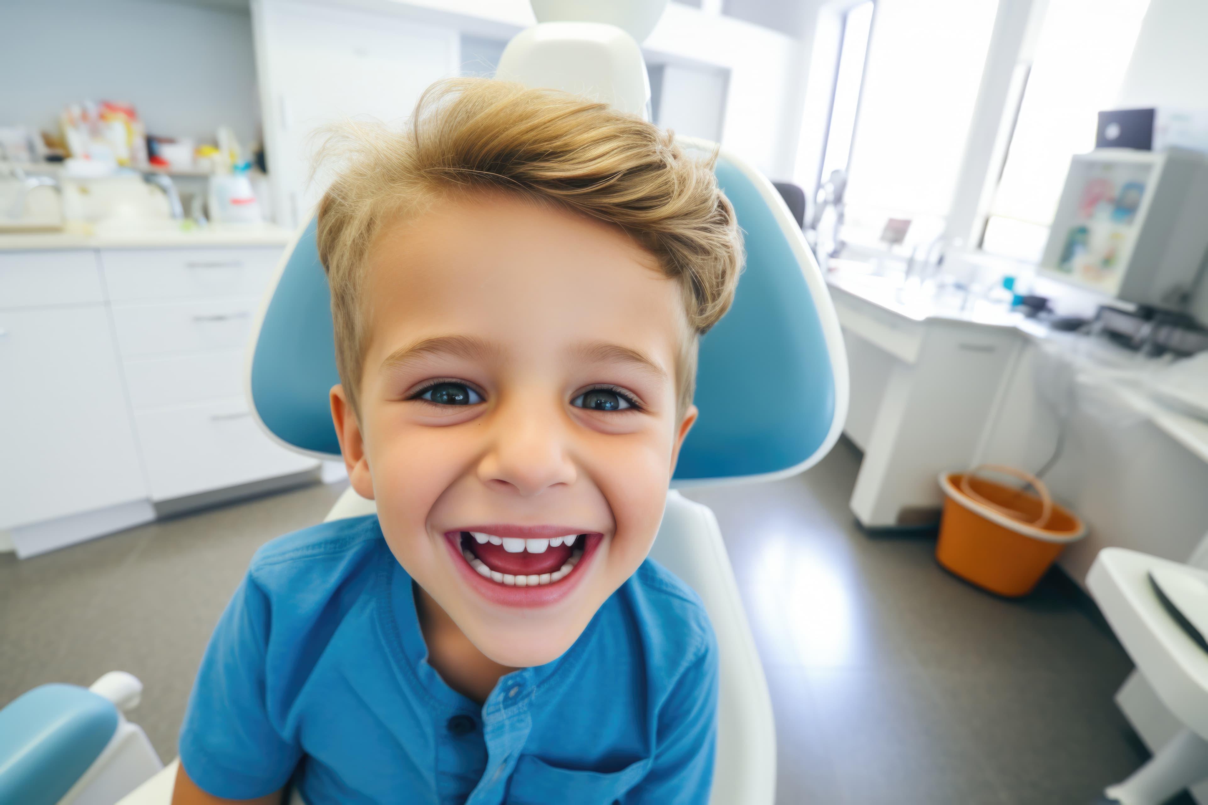 We pay special attention to the care of children's teeth.